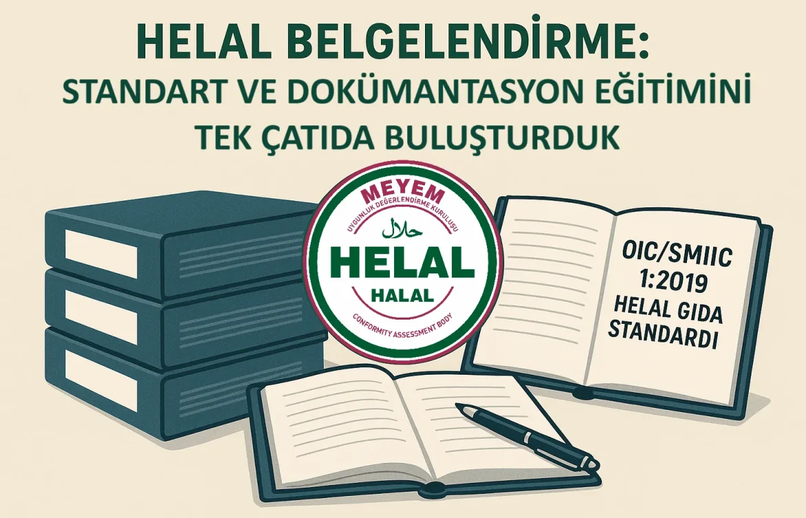 Helal Belgelendirme Standard ve Dokümantasyonu Tek Eğitimde Buluşturduk