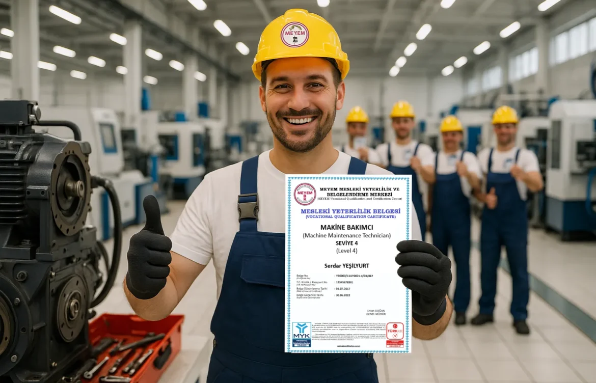 Makine Bakımcı MYK Belgesi Zorunluluğu Nedir?