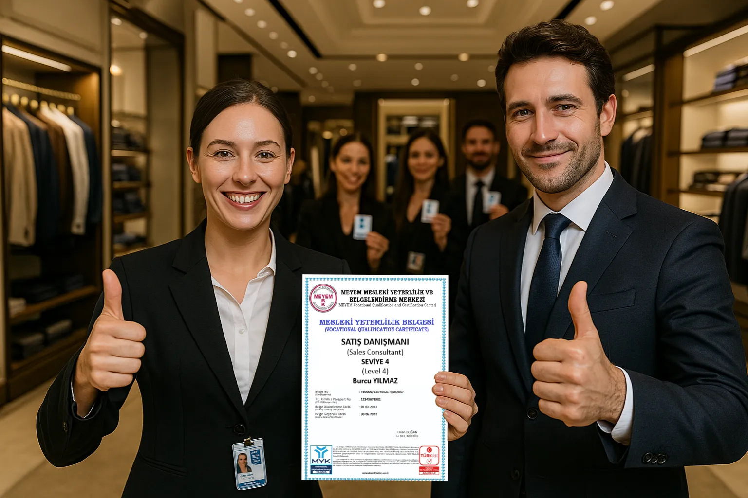 Satış Danışmanları İçin MYK Belgesi